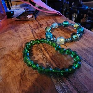 Green bracelet Set